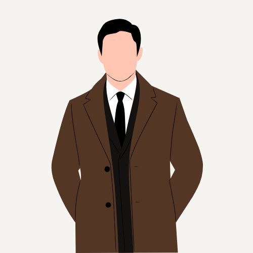 muslim men in pent coat